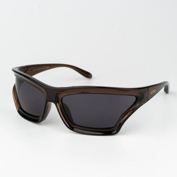 Loewe SIGNATURE Women Sunglasses Brown Grey Mask LW40143U 47A BRAND NEW